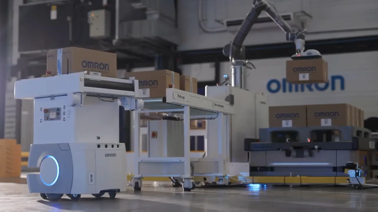 High-tech industrial automation machinery